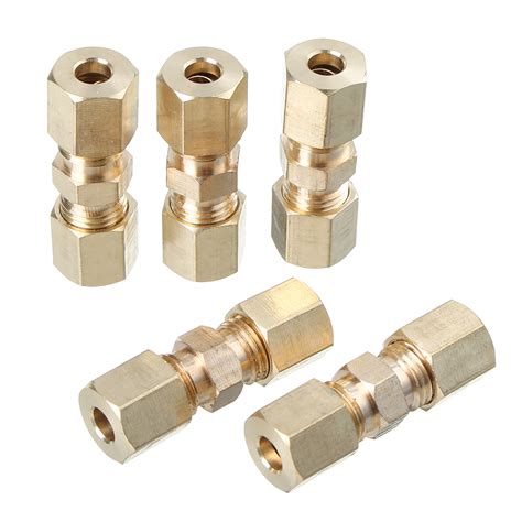 Brass Compression Fitting Union For 316 Od Hydraulic Brake Lines 5