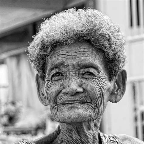 Thai Grandmother Face Photo Sharing Grandmother