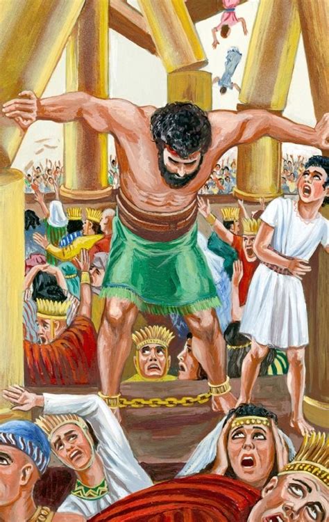 the strongest man—judge samson bible story samson bible bible pictures bible stories