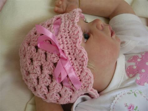 Crochet Baby Hat Pattern Easy Peasy Ribbon And Shells Baby Etsy