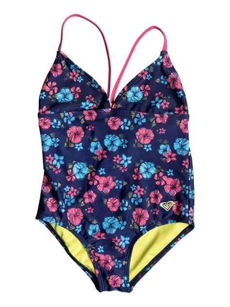 Girls 2 6 Tropical Traditions One Piece Swimsuit 889103178553 Roxy