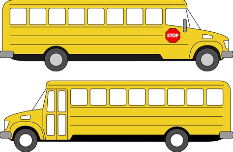 Schools Bus Clipart Hd Png School Bus Sticker Vector Bus Clipart