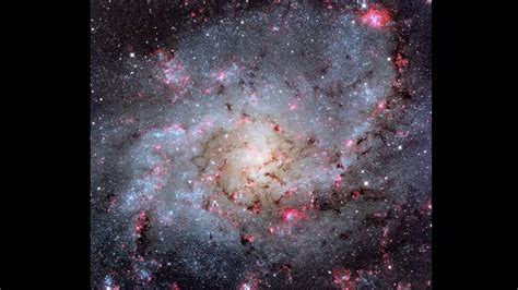 Hydrogen Clouds Of Spiral Galaxy M33 On Vimeo