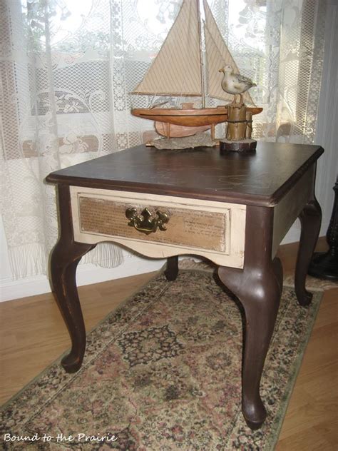 This Beautiful Solid Wood Side Table Is Finished In A Deep Chocolate