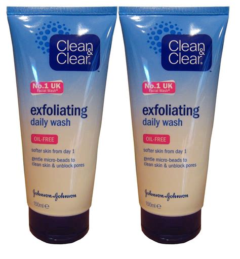 Clean And Clear Exfoliating Daily Wash 150 Ml Pack Of 2 Uk