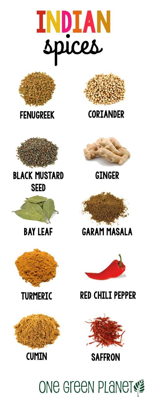 10 Indian Spices to Spike Up Your Meal | Indian spices, Indian food recipes, Spices