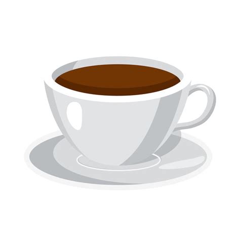 Cup Of Coffee Icon Cartoon Style, Brown, Coffee, Cartoon PNG and Vector