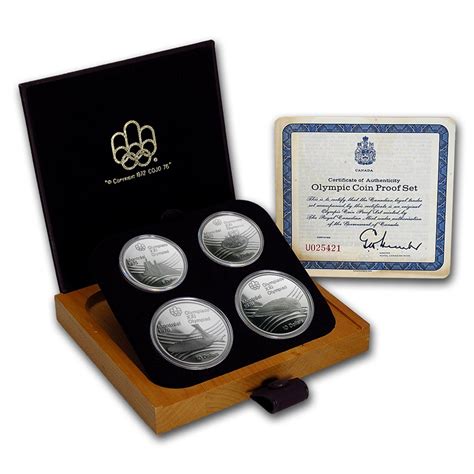 Buy 1973 1976 Canada 4 Coin Silver Montreal Olympics Proof Set Apmex