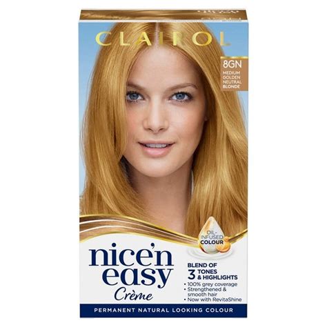 Morrisons Nice N Easy 8gn Natural Medium Golden Neutral Blonde Product Information