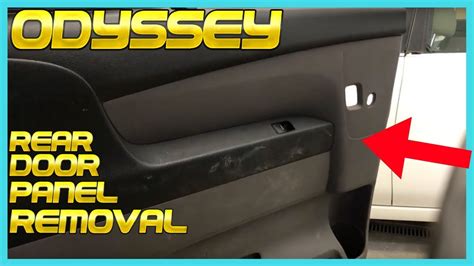 See full list on wikihow.com Honda Odyssey How to Remove Rear Sliding Door Panel Trim ...