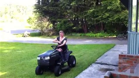 Mom Mowing In Skirt Youtube