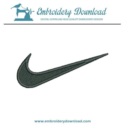 Nike Swoosh Embroidery Design Download Embroiderydownload