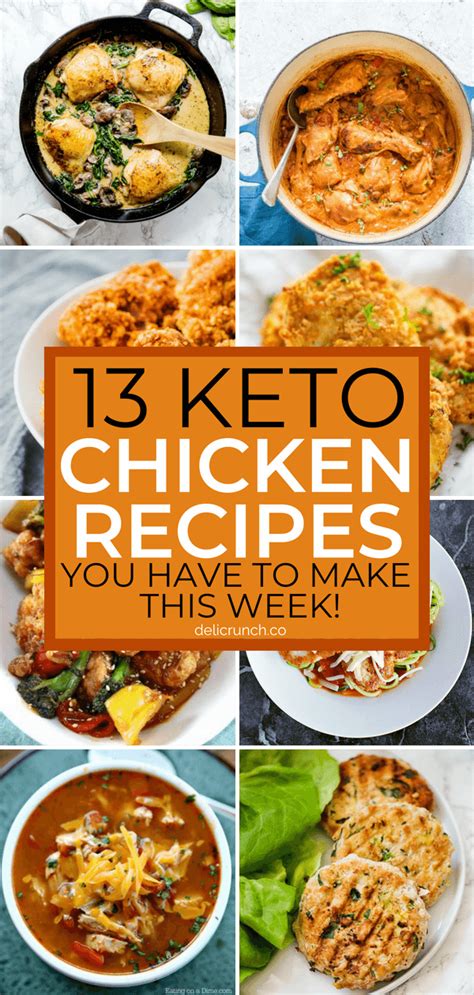 13 Keto Chicken Recipes You Have To Make This Week Chicken Recipes