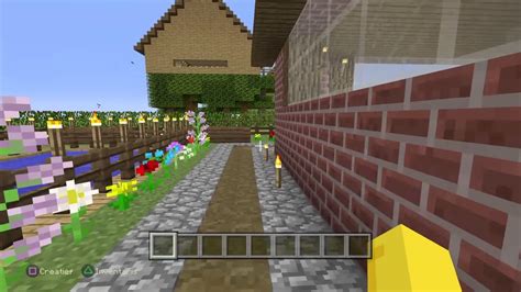 My house and backyard minecraft creatief - YouTube