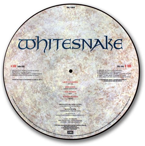 Whitesnake 1987 The Vinyl Underground