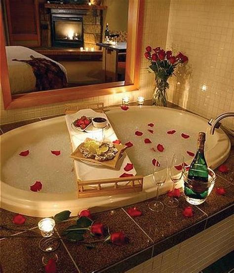 Romantic Bath At Home