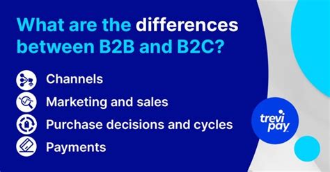 B2b Vs B2c Differences And Similarities Trevipay