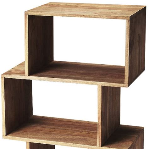 48 Sheesham Vertical Standard Bookcase Back Open Gables Furniture
