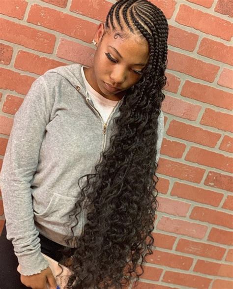 Maybe you would like to learn more about one of these? #baddie Curly Hairstyles | Lemonade braids hairstyles ...