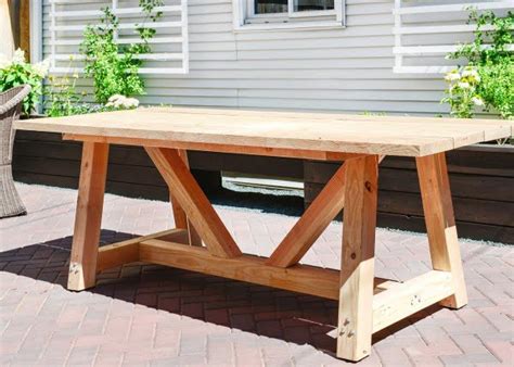 38 Easy Diy Patio Tables You Can Build On A Budget