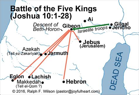 Battle Of The Five Kings Joshua 101 28 Joshua Bible Online Bible