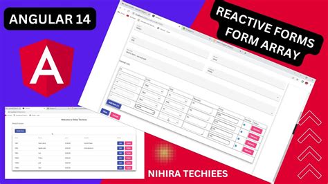 Reactive Forms Form Array In Angular With Real Time Example Form