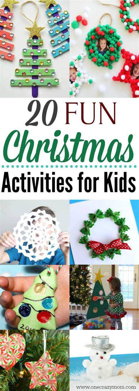 40+ christmas ornament crafts for kids! Christmas Activities for Kids - 20 Easy Christmas Ideas ...