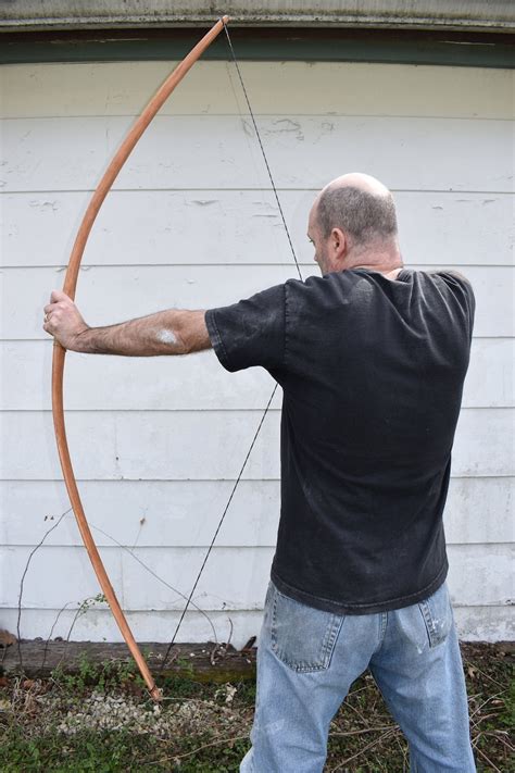 Wooden Longbow English Longbow Native American Real Wood Etsy