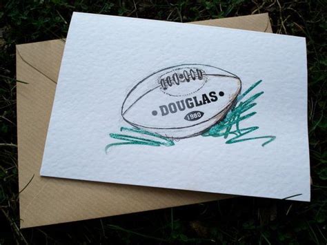 Rugby Card Can Be Personalised By Isleofgb On Etsy 260 Worklad