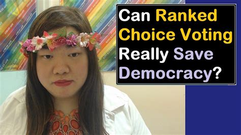 Can Ranked Choice Voting Actually Save Democracy It Depends Taraella Report Reset Youtube