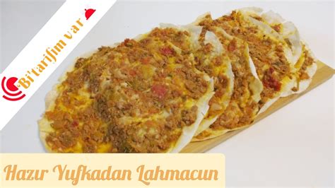 Haz R Yufkadan Tavada Lahmacun Tarifi Youtube