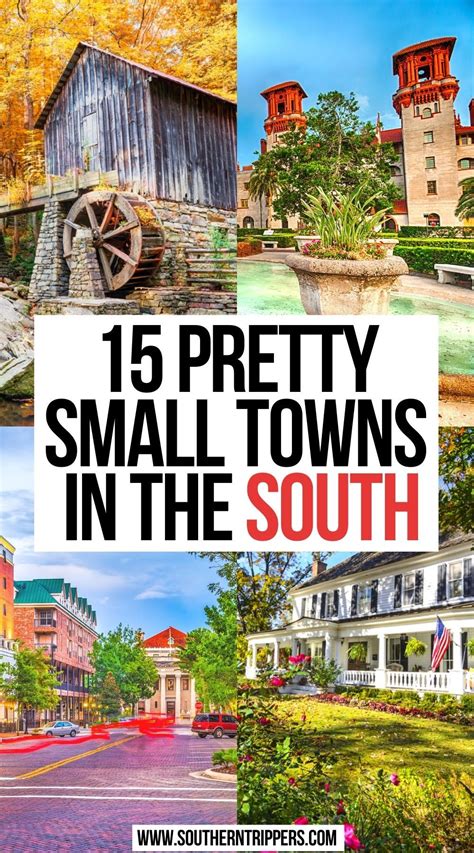 15 Pretty Small Towns In The South Vacation Trips Dream Travel