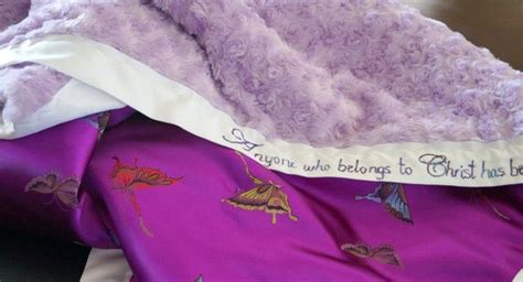 Personalized Adult Blanket With Bible Verses By Blessedstitch