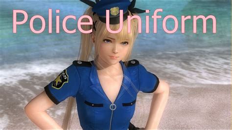Dead Or Alive 5 Last Round Marie Rose Police Uniform In Motion Win Lose
