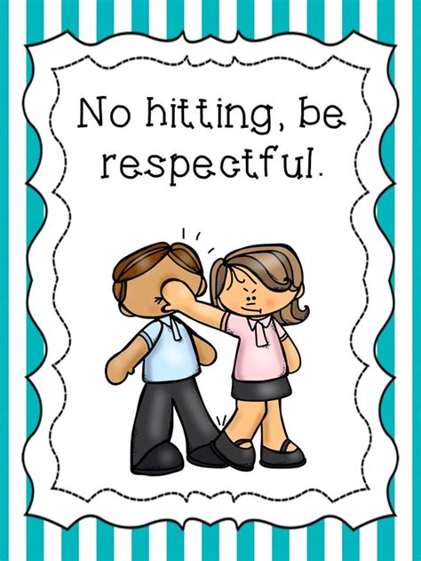 8 Printable Class Rules Posters Full Page Classroom Charts Etsy