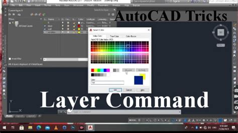 How To Use Layer Command In Autocad Layer Properties In Autocad