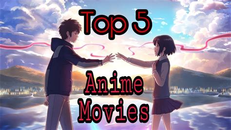 Top 5 Anime Movies Must Watch Youtube