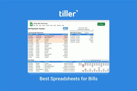5 Free Spreadsheets For Bills To Track Payments And Due Dates