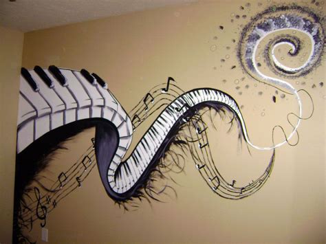 Music Mural By Cryingoutloudartwork On Deviantart Music Wall Art
