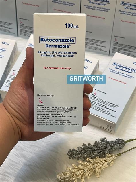 Dermazole 100 Ml Ketoconazole Shampoo Anti Dandruff Anti Fungal Shampoo Lazada Ph