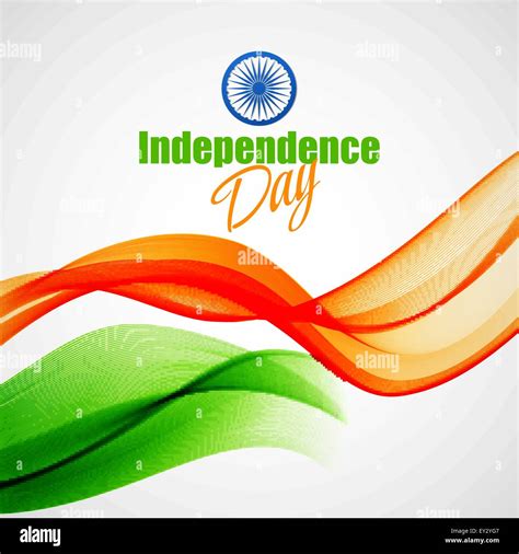 Creative Indian Independence Day Concept Vector Illustration Stock
