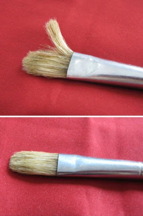 What Is The Best Method For Straightening Bristles On A Paint Brush