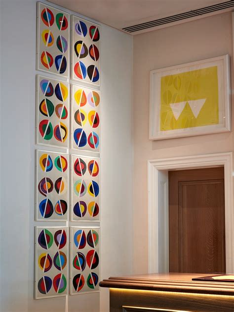 Colour Block Abstract Paintings Kit Kemp