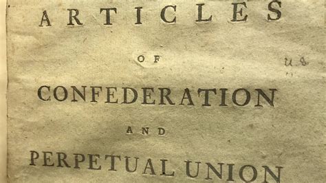 The Articles Of Confederation Library Of Congress