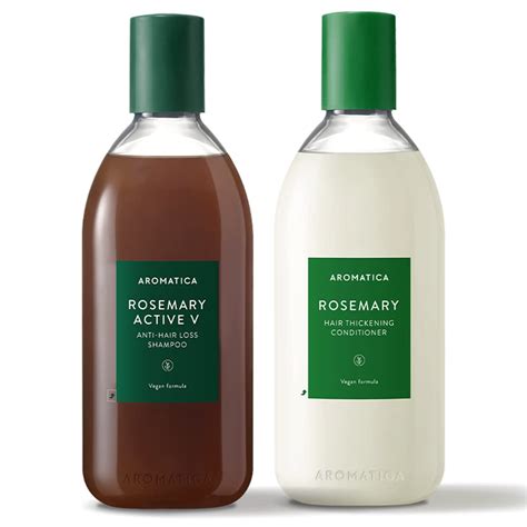 Aromatica Rosemary Active V Anti Hair Loss Shampoo And Conditioner Set 13
