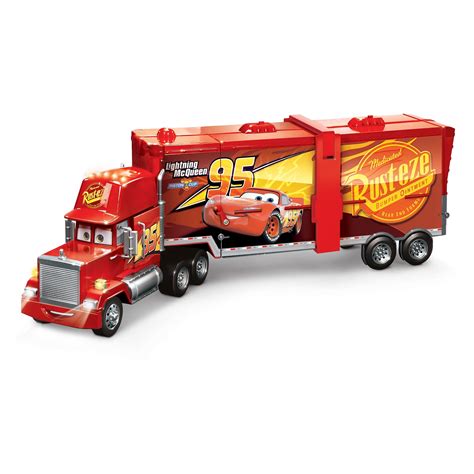 Buy Disney Pixar Cars Super Track Mack Playset Transforming Truck With