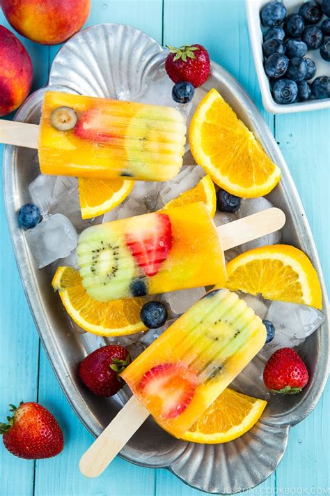 Delicious family recipes · unique diy projects Fruit Popsicles • Just One Cookbook