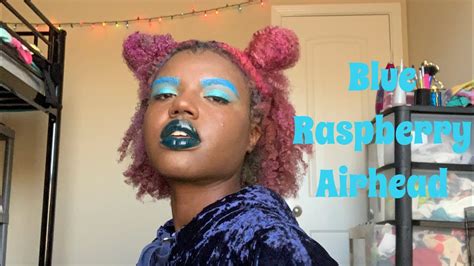 Blue Raspberry Inspired Make Up Tutorial Youtube