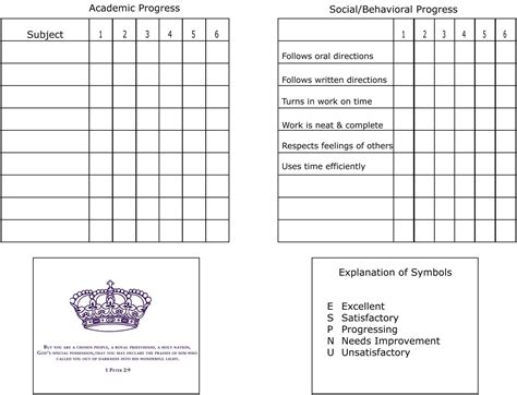 Homeschool Report Card Template Saferbrowser Yahoo Image Search