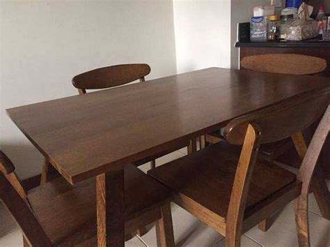 Wooden Dining Set 4months Old For Sale Furniture From